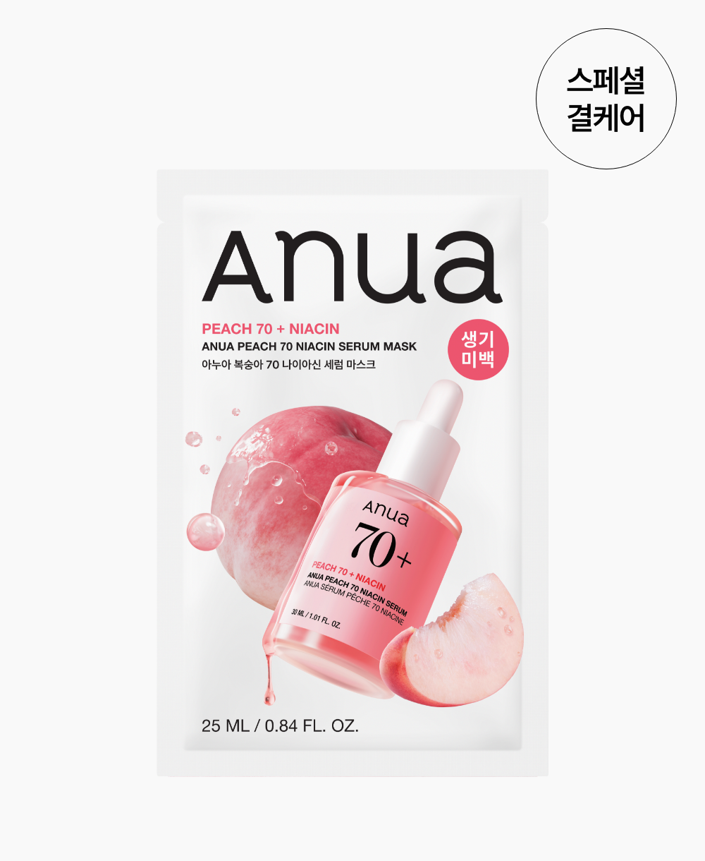 ANUA PEACH NIACIN SERUM MASK 25g (1PC)