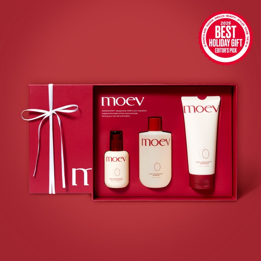 MOEV ANNURCATIN HAIR CARE GIFT SET (SHAMPOO + TREATMENT + HAIR OIL ESSENCE)