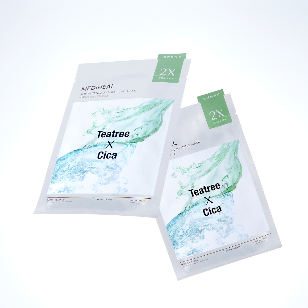 MEDIHEAL Derma Synergy Wrapping Mask (Trouble Soothing) 10ea
