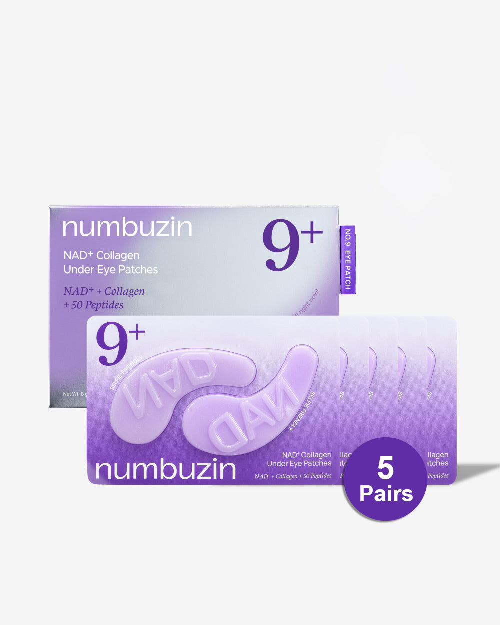 No.9 NAD+ Collagen Under Eye Patches 5EA