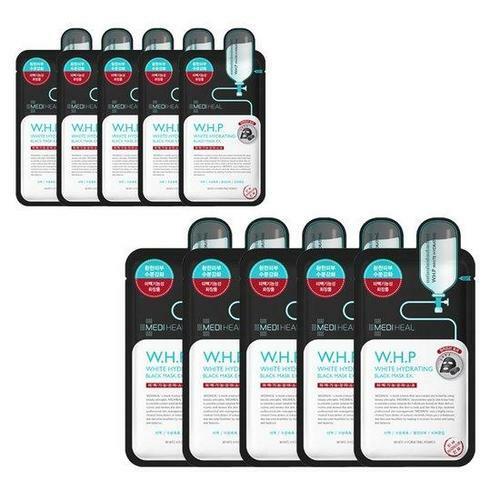 MEDIHEAL W.H.P Brightening Hydra Black Mask EX 10ea