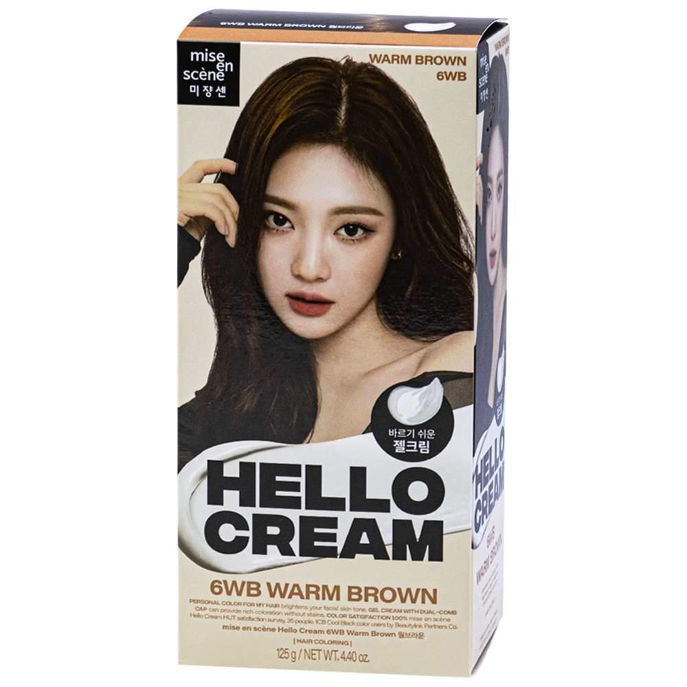 Miseenscene Hello Cream 6WB Warm Brown