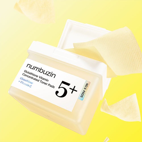 No.5+ Glutathione Vitamin Concentrated Toner Pads (180ml / 70 Pads)