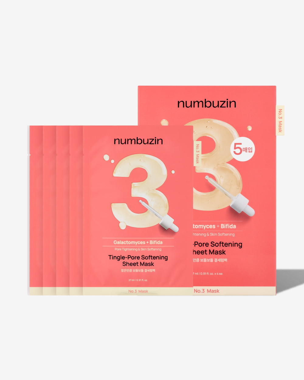 No.3 Tingle-Pore Softening Sheet Mask (1ea)