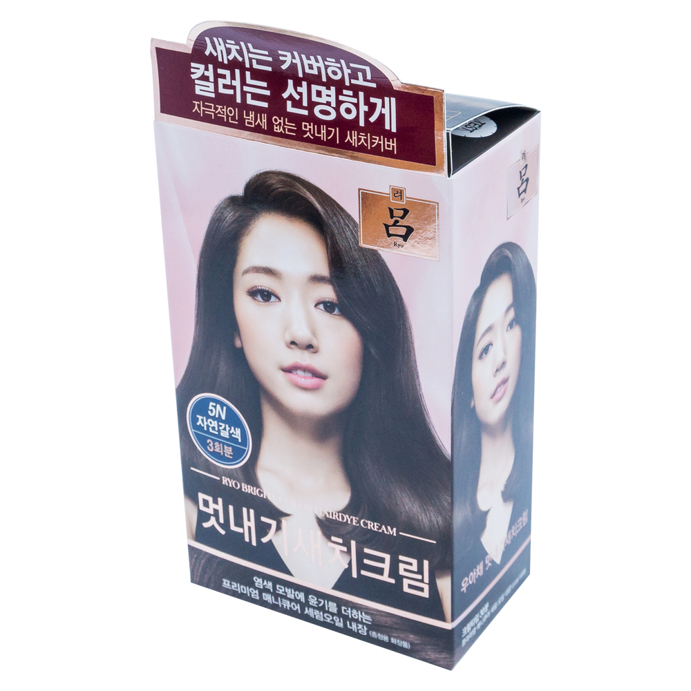 Ryo Uachae Bright Color Hairdye Cream_Natural Brown 5N