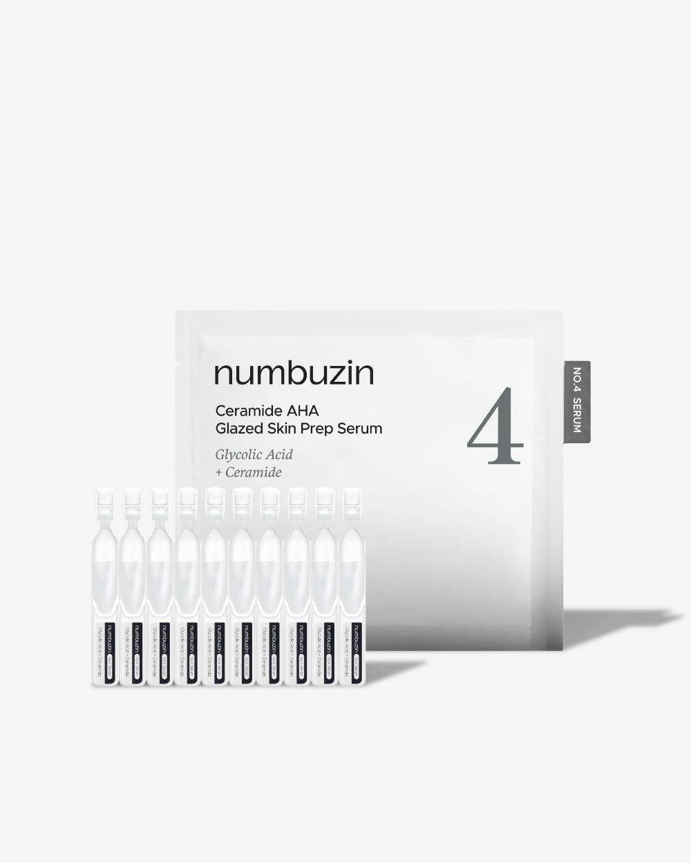 No.4 Ceramide AHA Glazed Skin Prep Serum 1.3ml*10ea
