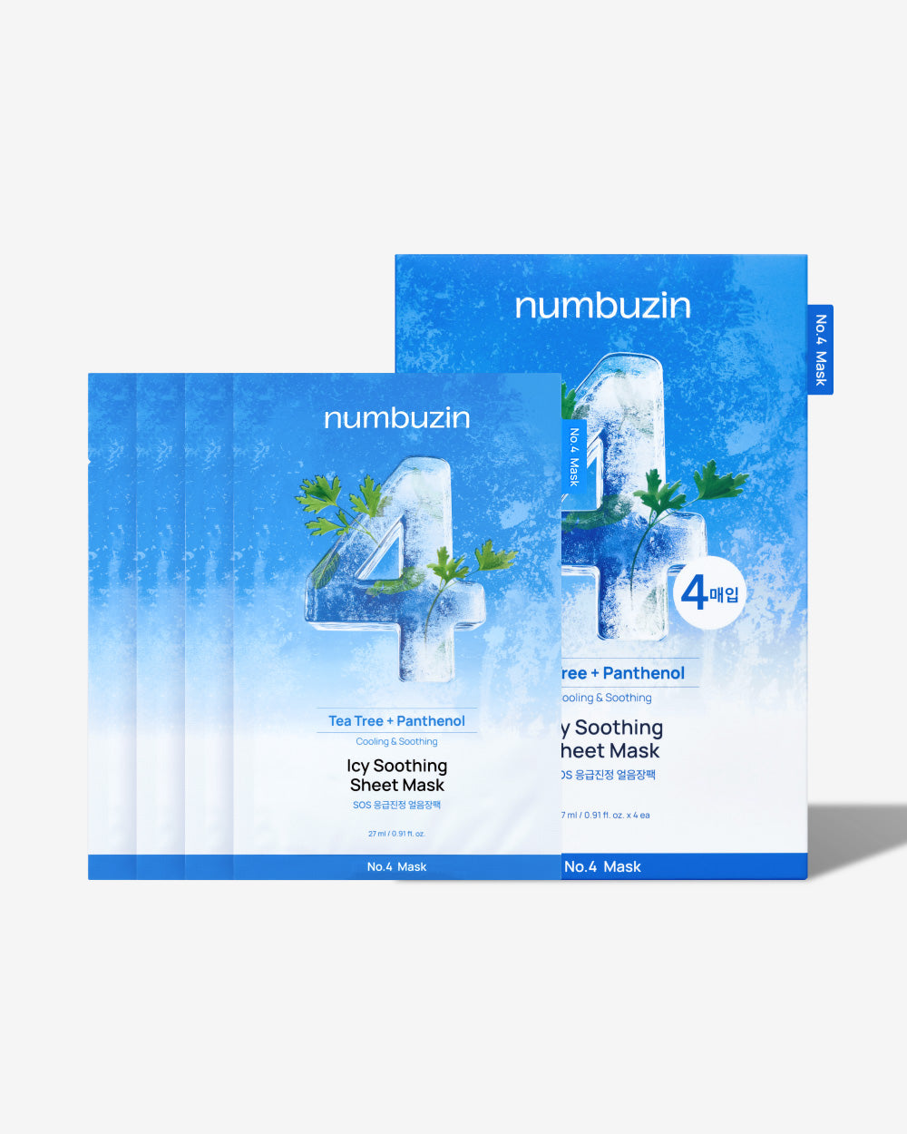 No.4 Icy Soothing Sheet Mask (1ea)