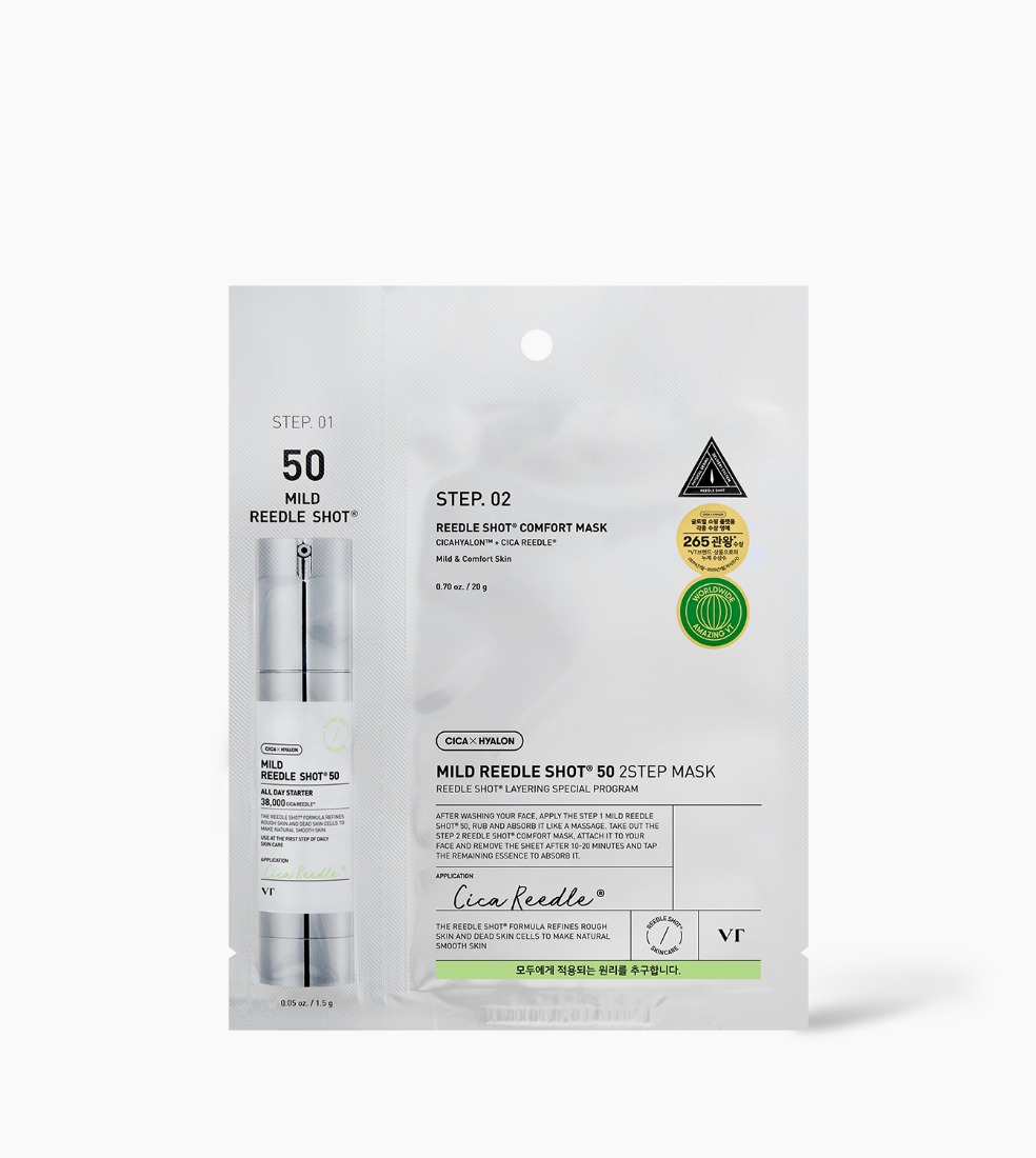 VT MILD REEDLE SHOT 50 2-STEP MASK (1.5g + 25g)