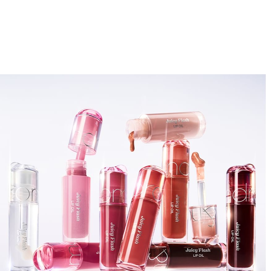 rom&nd JUICY FLASH LIP OIL 03 PEACH STROBE