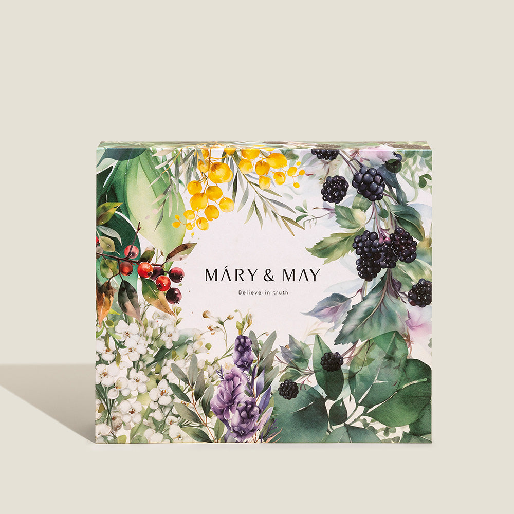 Mary&May Soothing Gel Cream+Idebenone Blackberry Cream Duo Set (100g x2)