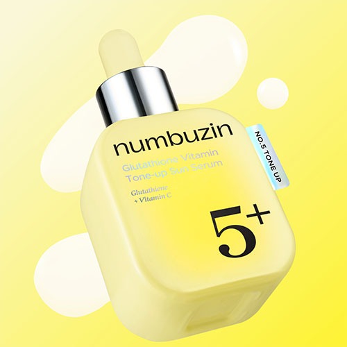 No.5 Glutathione Vitamin Tone-up Sun Serum (30ml)