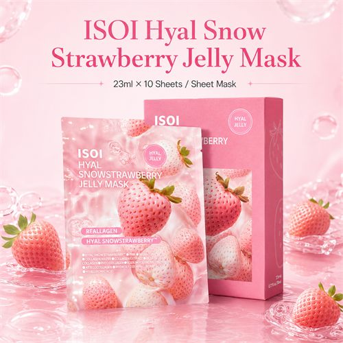 ISOI Hyal Snowstrawberry Jelly Mask (10ea)