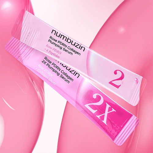 No.2 Rose PDRN Collagen Plumping Serum DUO (1.2ml*10EA)