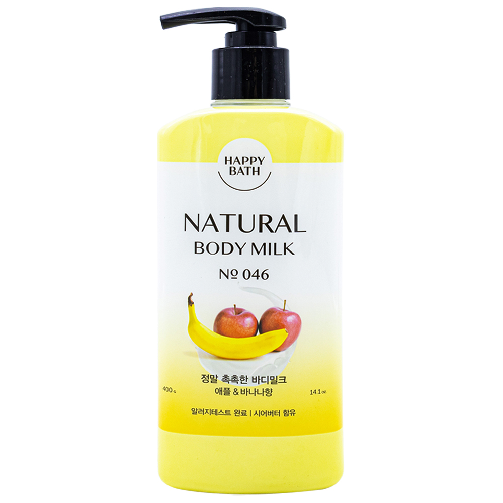 Happybath Natural Body Milk_Apple&Banana 400g
