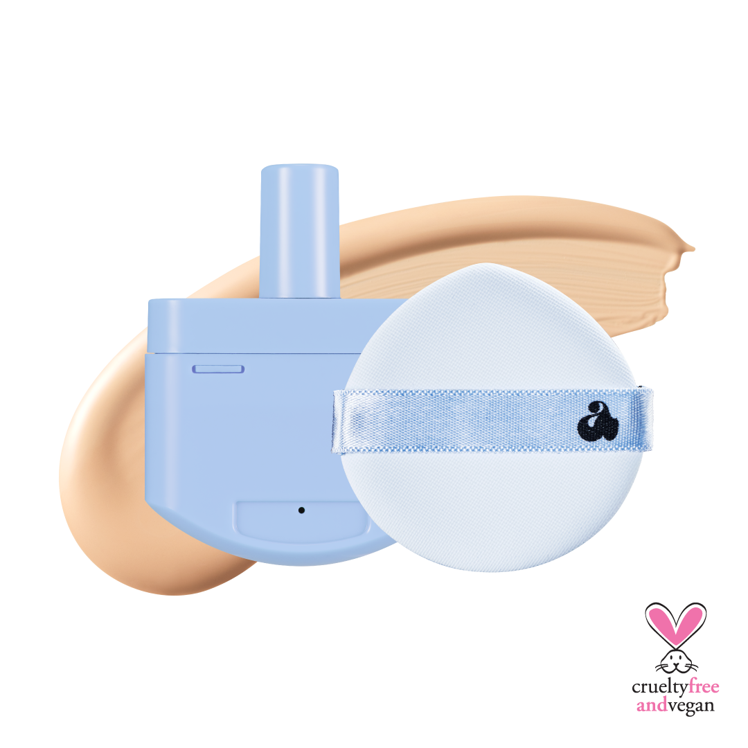 Babe Skin Baby Blue Cushion RE-FEEL 22N Mellow (+ Puff)