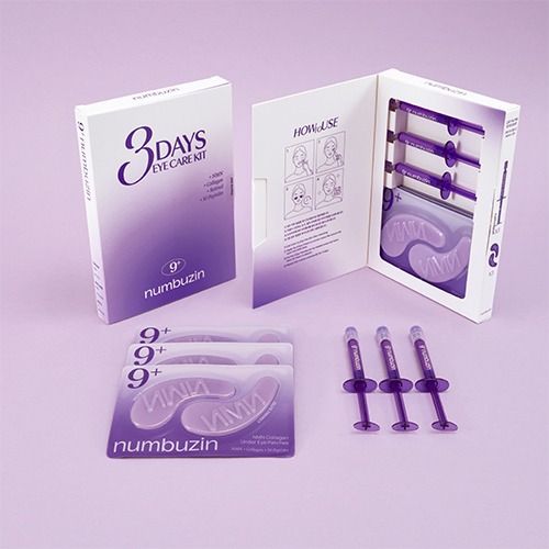 No.9 3Days Eye Care Kit (Eye Cream: 1ml*3EA; Eye Patch 8g*3EA)