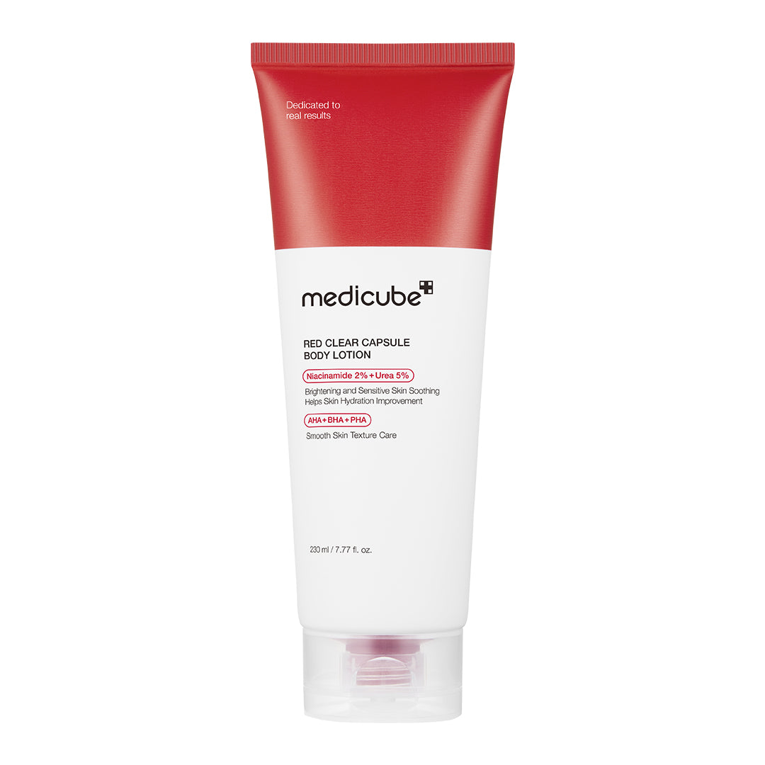 RED CLEAR CAPSULE BODY LOTION