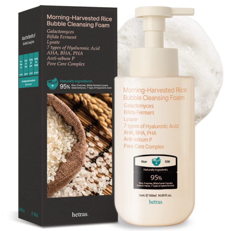 Morning Harvested Rice Bubble Cleansing Foam