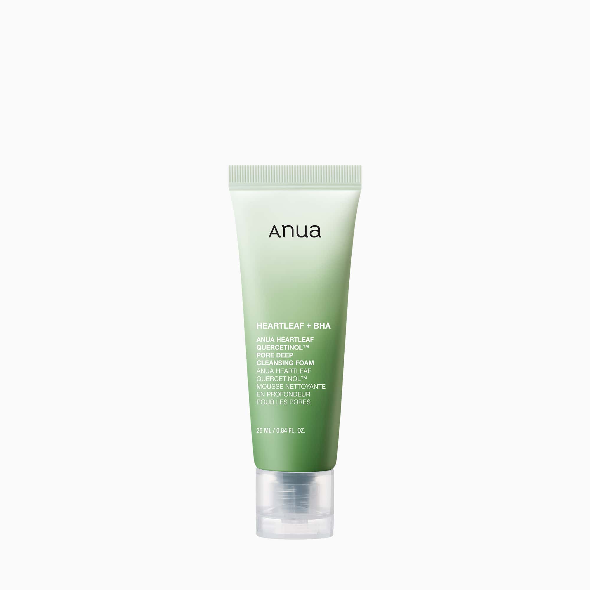 ANUA HEARTLEAF QUERCETINOL PORE DEEP CLEANSING FOAM 25ml