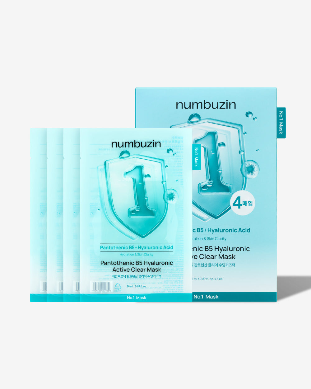No.1 Pantothenic B5 Hyaluronic Active Clear Mask (1ea)