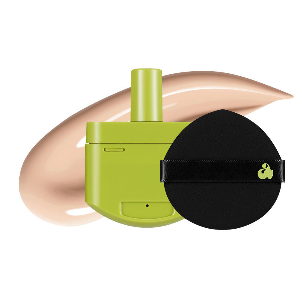 Satin Wear Healthy-Green Cushion RE-FEEL 18C Seashell (+ Puff)