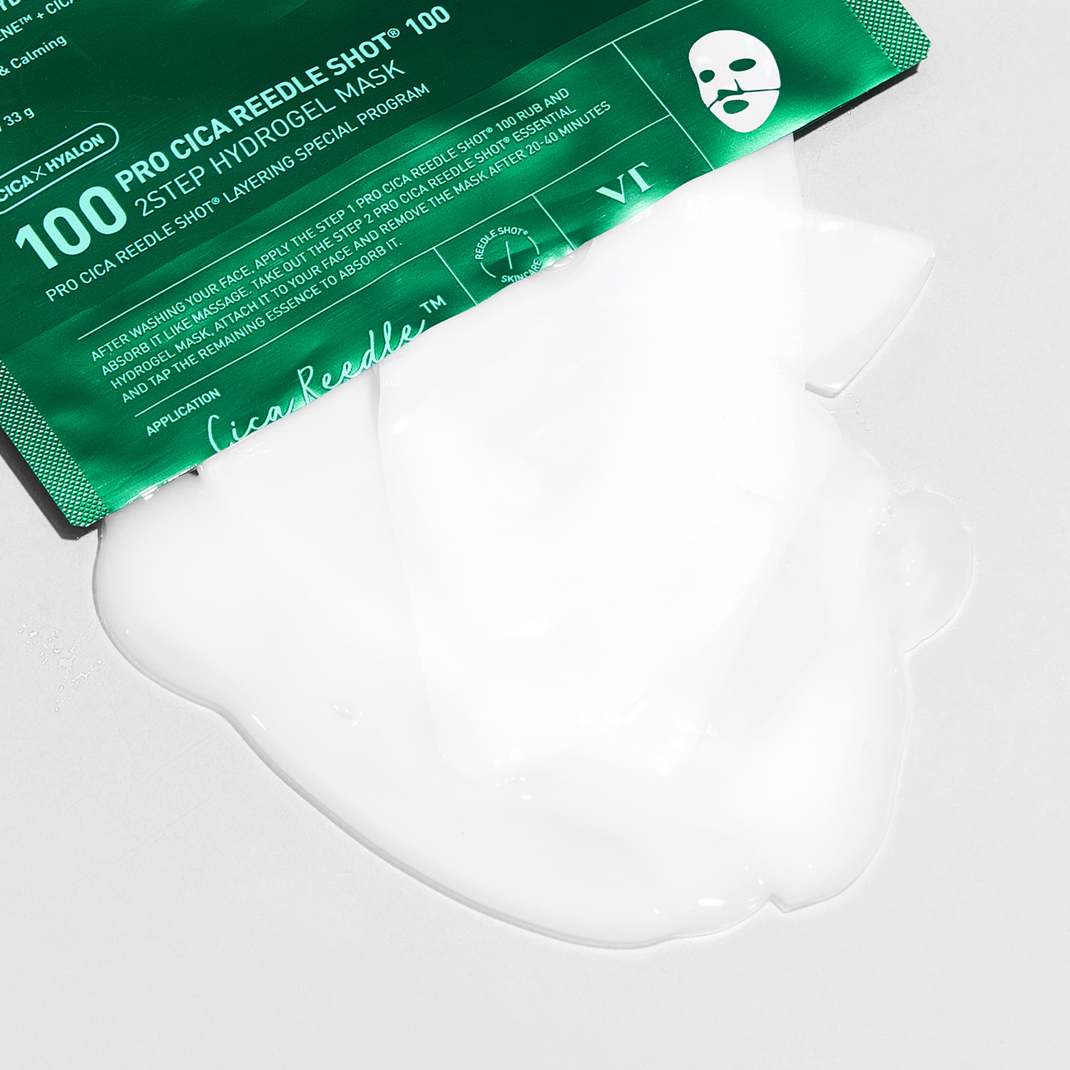 VT PRO CICA REEDLE SHOT® 100 2STEP HYDROGEL MASK (1.5g+33g*4)