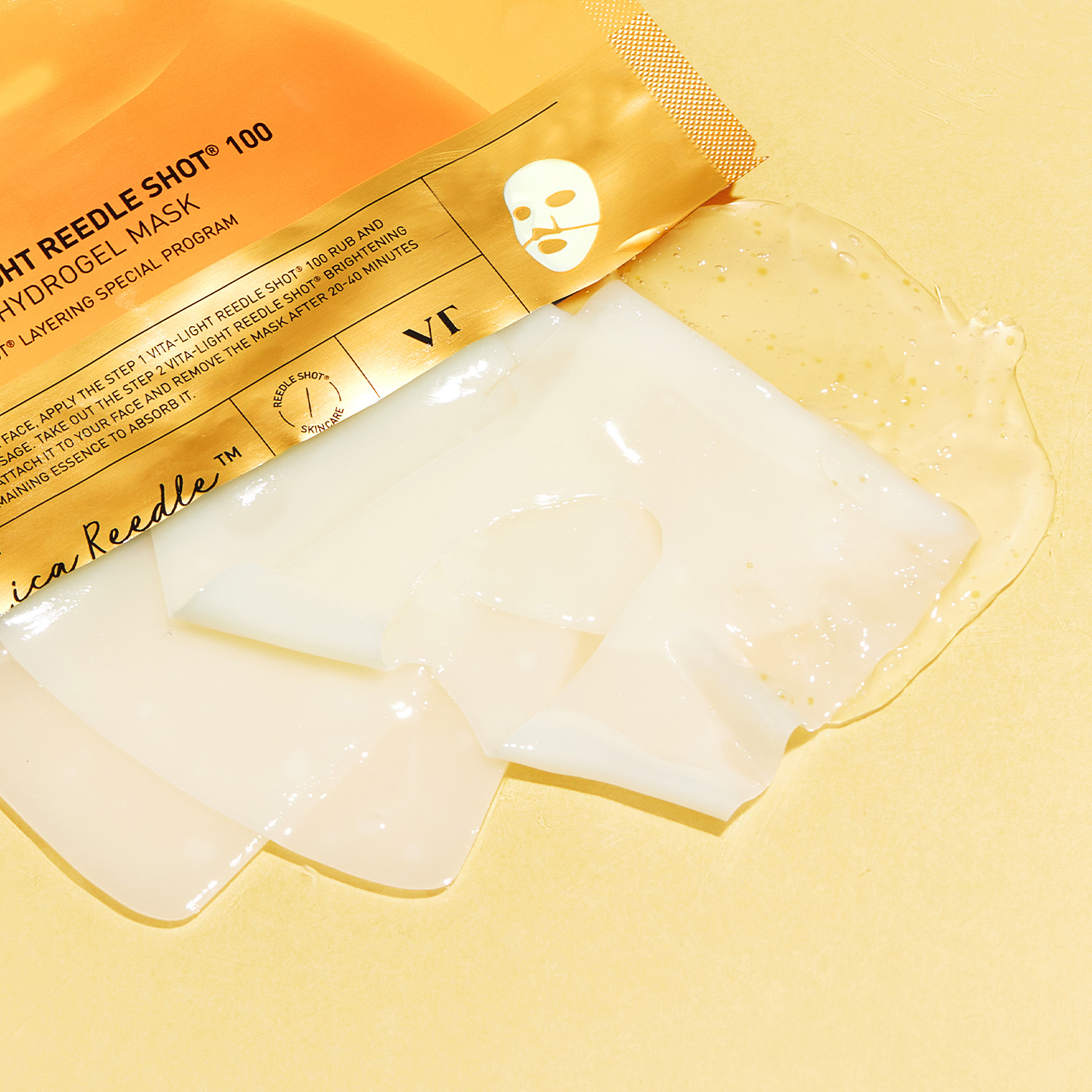 VT VITA-LIGHT REEDLE SHOT® 100 2STEP HYDROGEL MASK (1.5g + 33g)