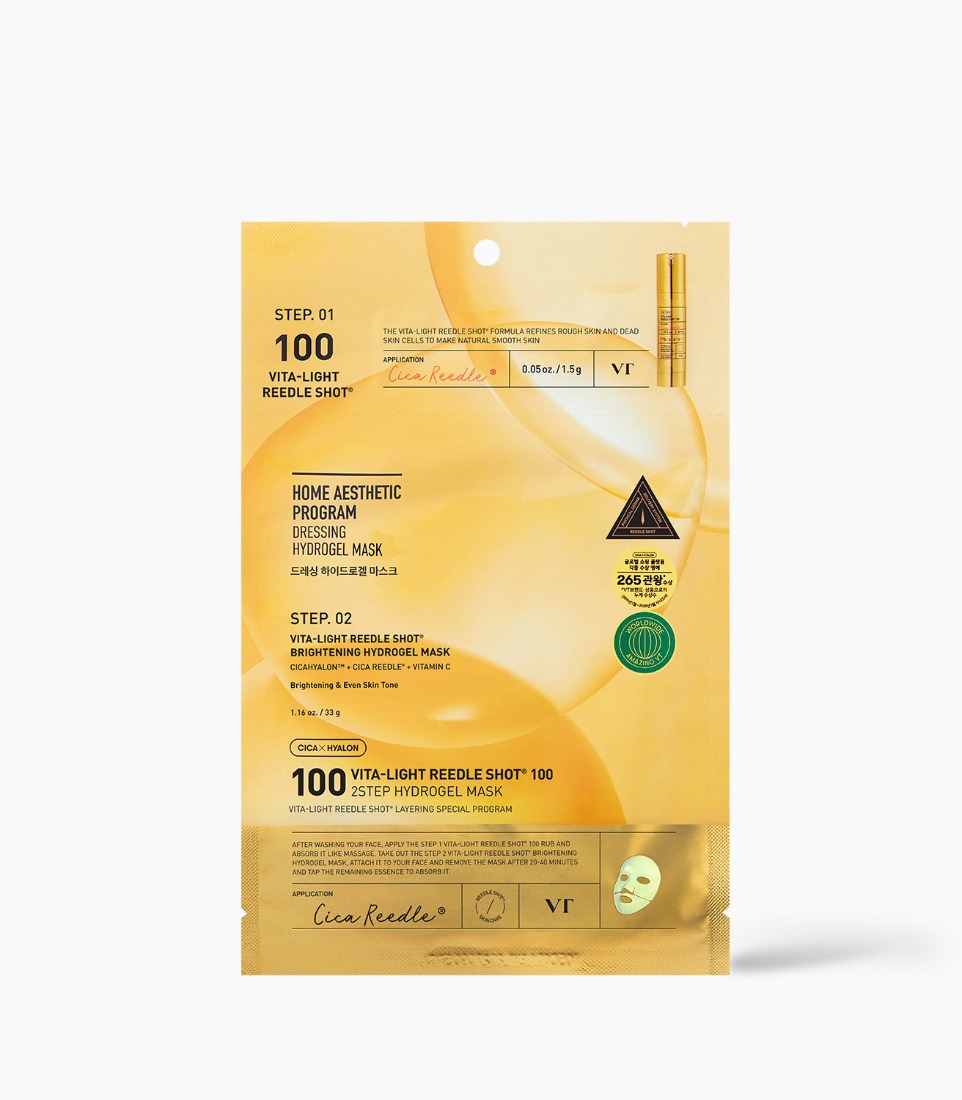 VT VITA-LIGHT REEDLE SHOT® 100 2STEP HYDROGEL MASK (1.5g + 33g)