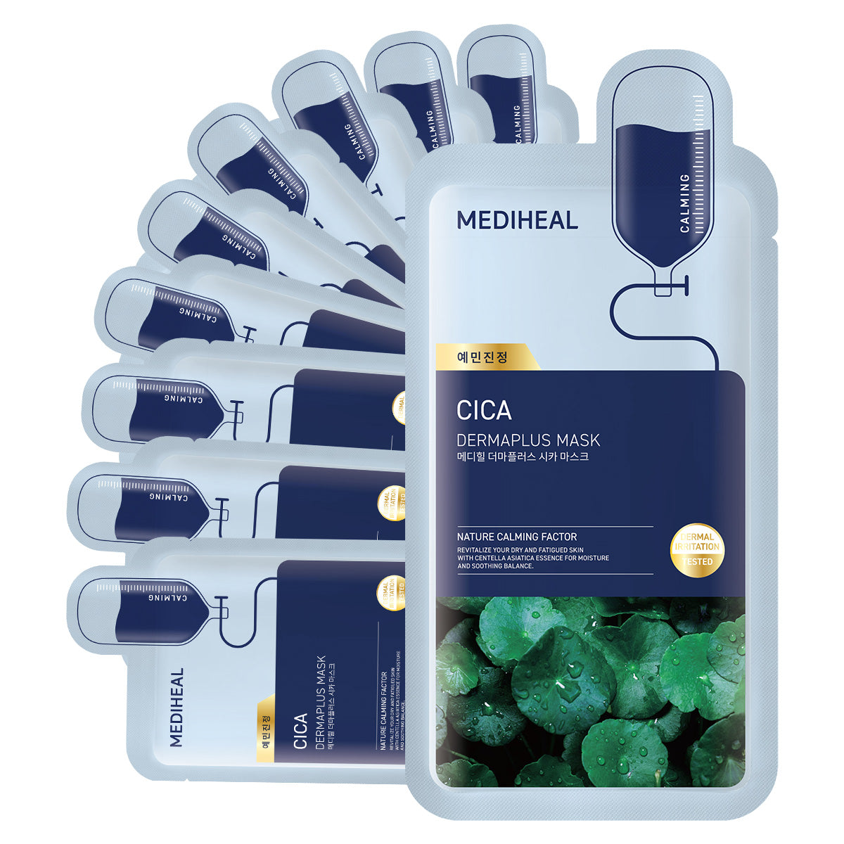 MEDIHEAL Derma Plus Heartleaf Mask 10ea
