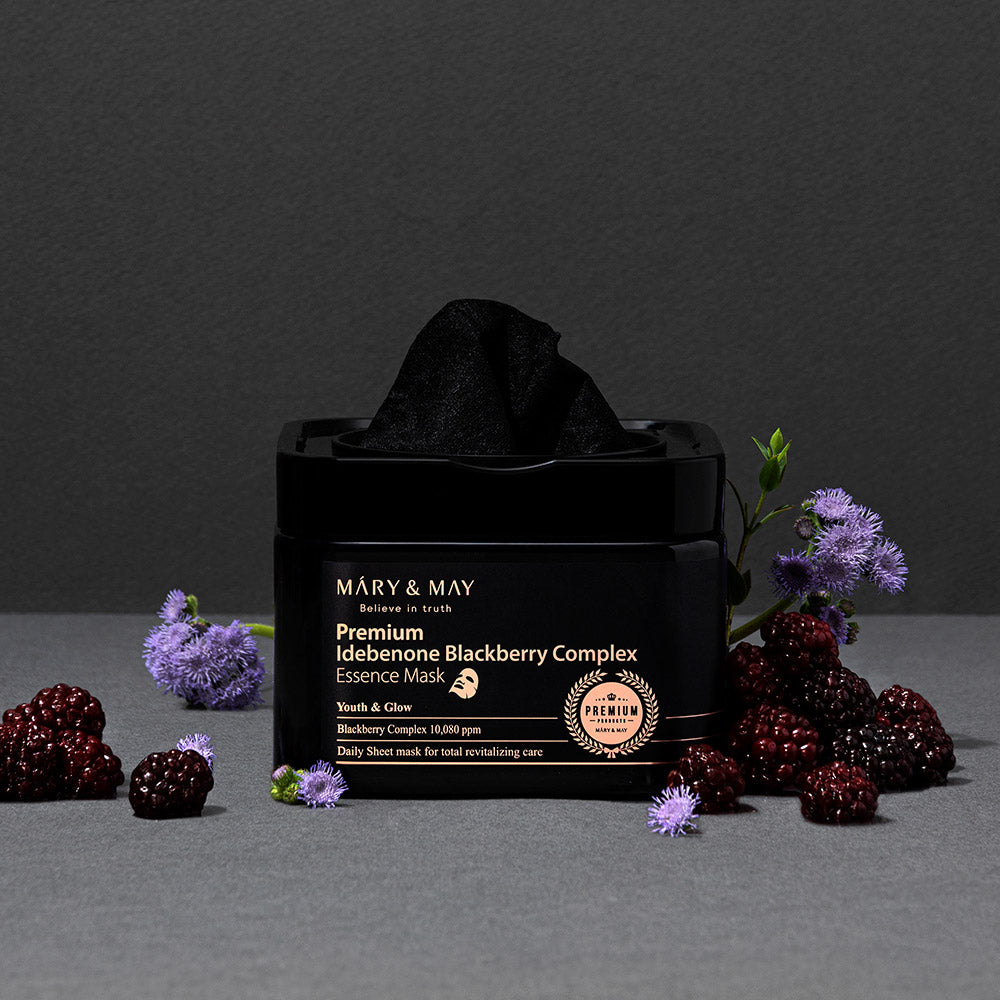Mary&May Premium Idebenone Blackberry Complex Essence Mask 20ea/250g