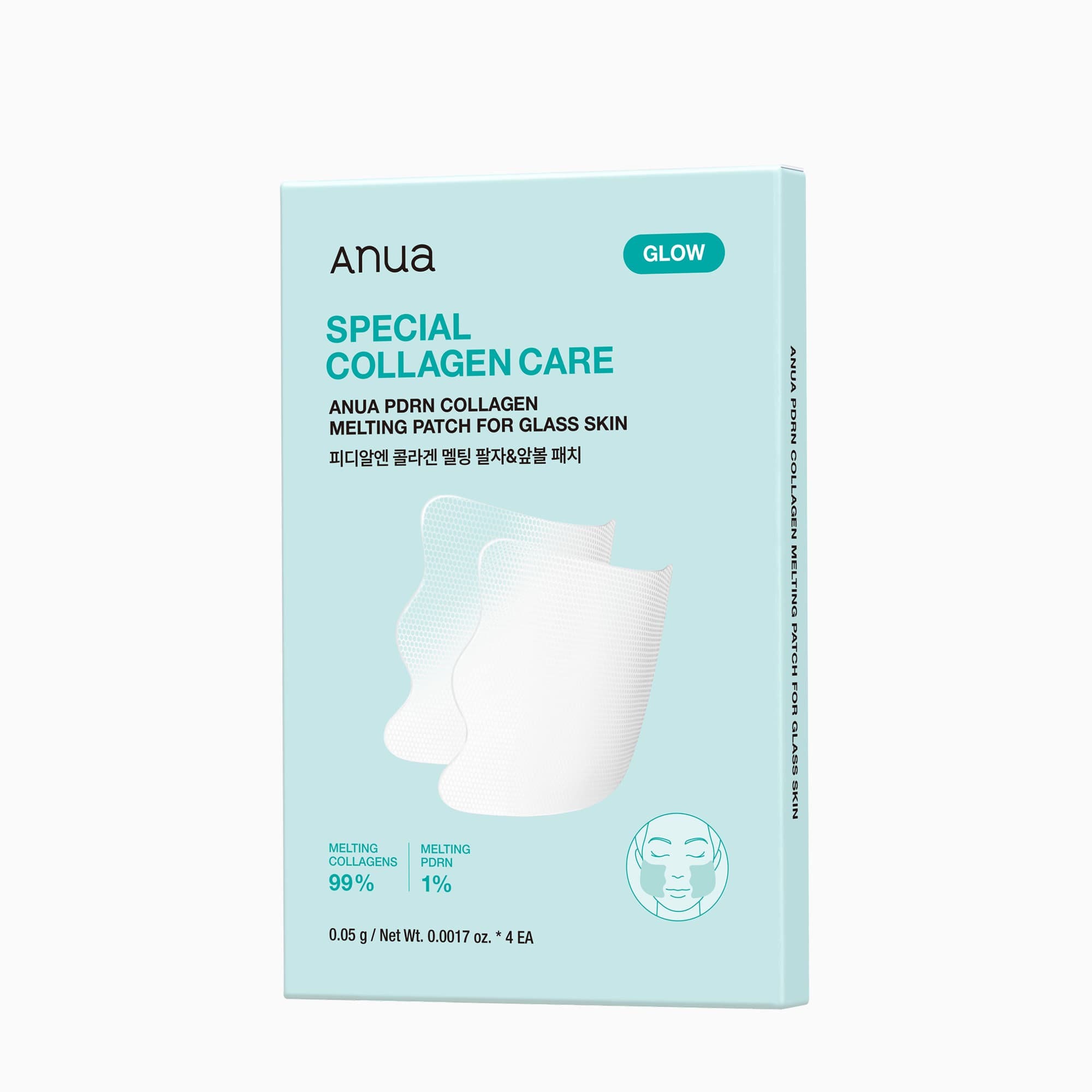 ANUA PDRN COLLAGEN MELTING PATCH FOR GLASS SKIN (4EA)