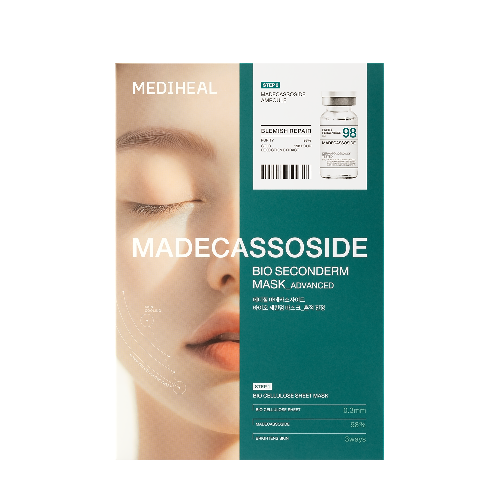 MEDIHEAL Madecassoside Bio Secondderm Mask (Blemish Soothing) 10ea
