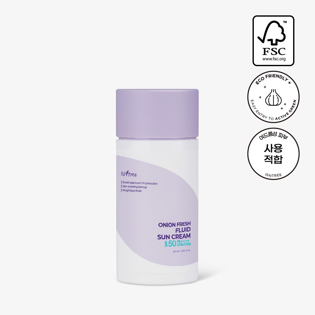 ISNTREE ONION FRESH FLUID SUN CREAM 50ml