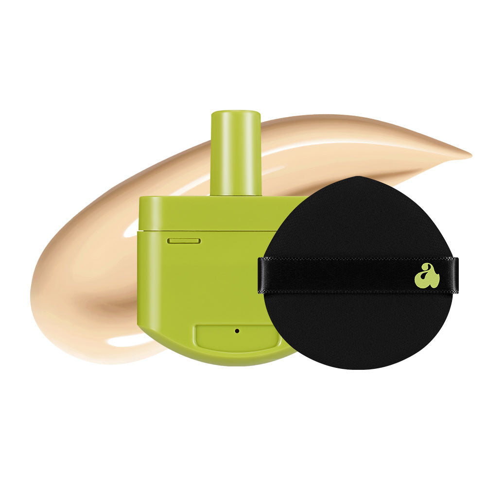 Satin Wear Healthy-Green Cushion RE-FEEL 16N Peach Fuzz (+ Puff)