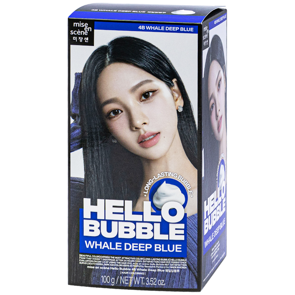Miseenscene New Hello Bubble 4B Whale Deep Blue