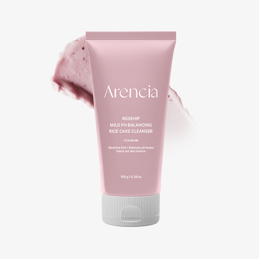 Aremcoa Rosehip Mild PH Balancing Rice Cake Cleanser (150g)