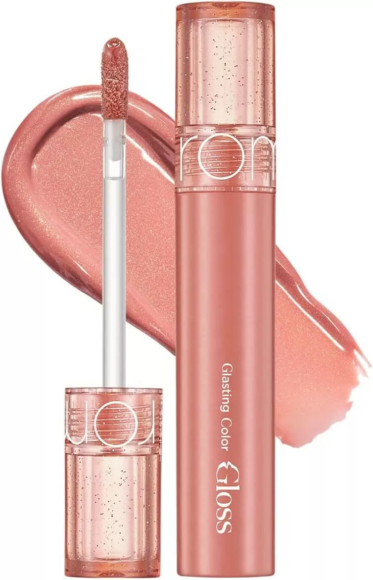 rom&nd GLASTING COLOR GLOSS 09 PEACH SPARKLE