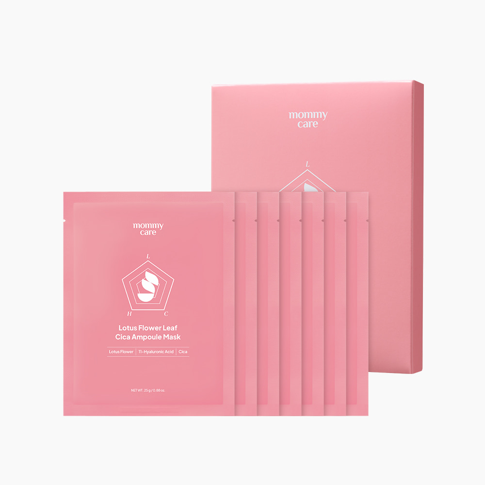 mommy care Lotus Flower Leaf Cica Ampoule Mask 25g*7ea