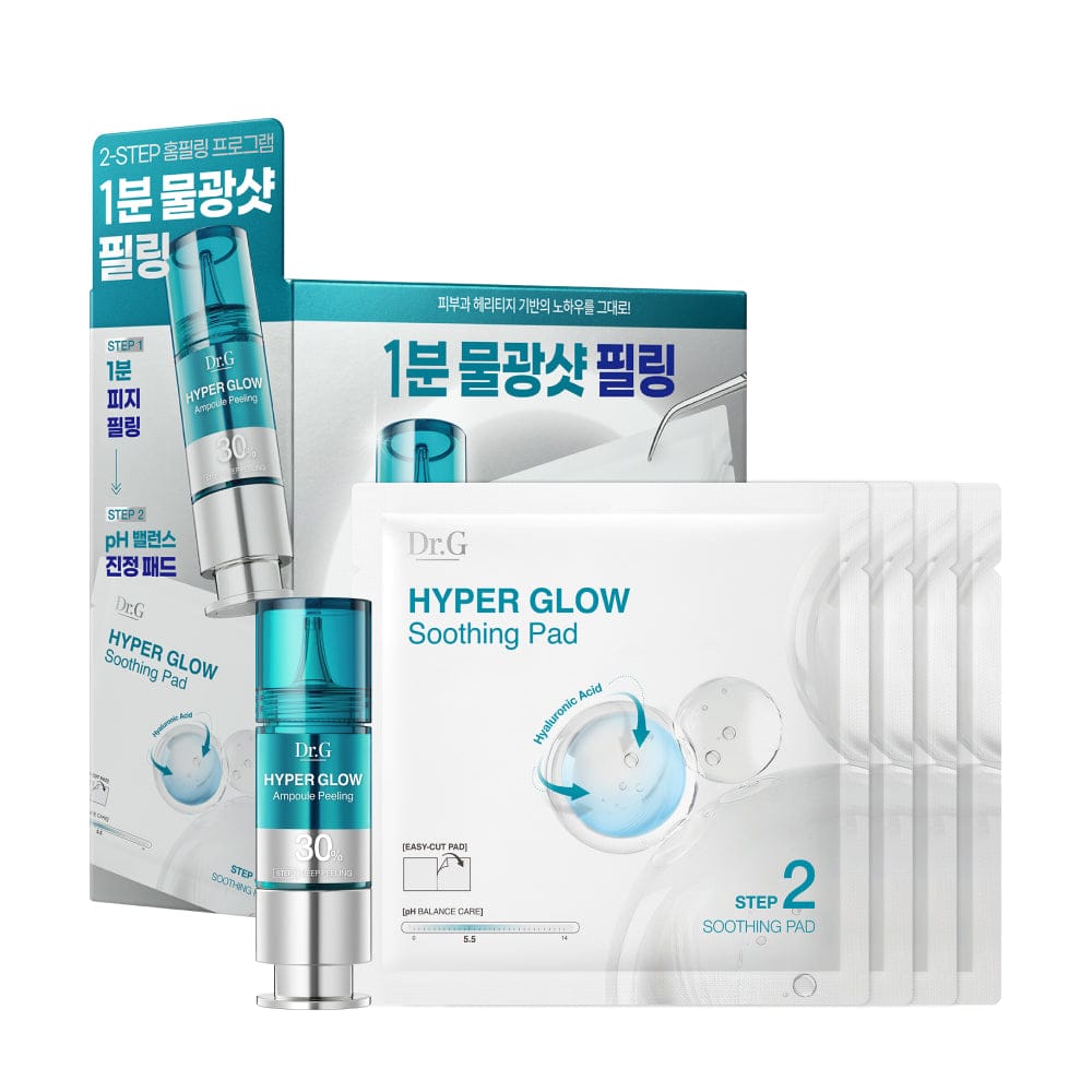 Dr.G_Hyper Glow 30% Ampoule Peeling 2-STEP Program_15+13*4_25 (ampoule 15ml / pad 4ea (13g))