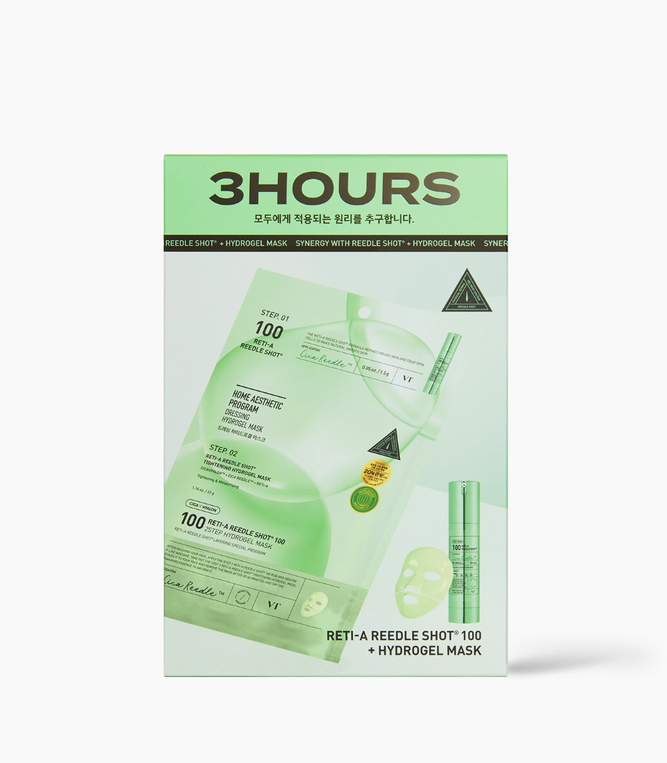 VT RETI-A REEDLE SHOT® 100 2STEP HYDROGEL MASK (1.5g+33g*4)
