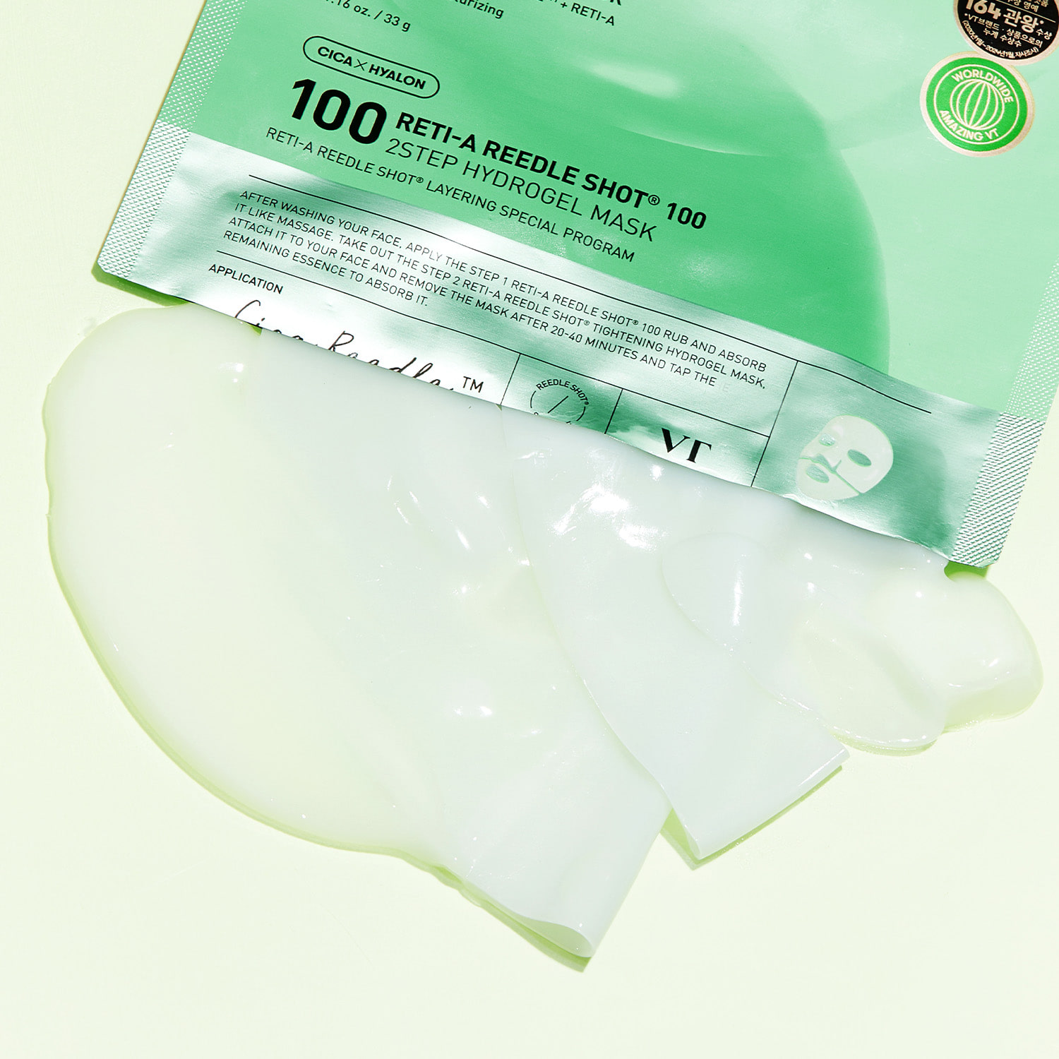VT RETI-A REEDLE SHOT® 100 2STEP HYDROGEL MASK (1.5g+33g*4)