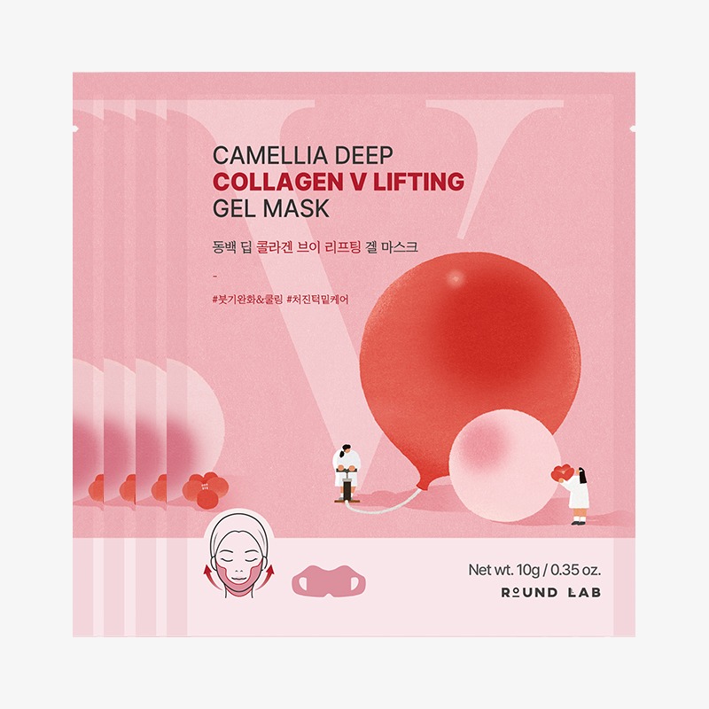 CAMELLIA DEEP COLLAGEN V LIFTING GEL MASK 10g(4ea)