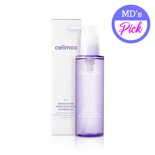 CELIMAX DERMA NATURE FRESH BLACKHEAD JOJOBA CLEANSING OIL 150ML
