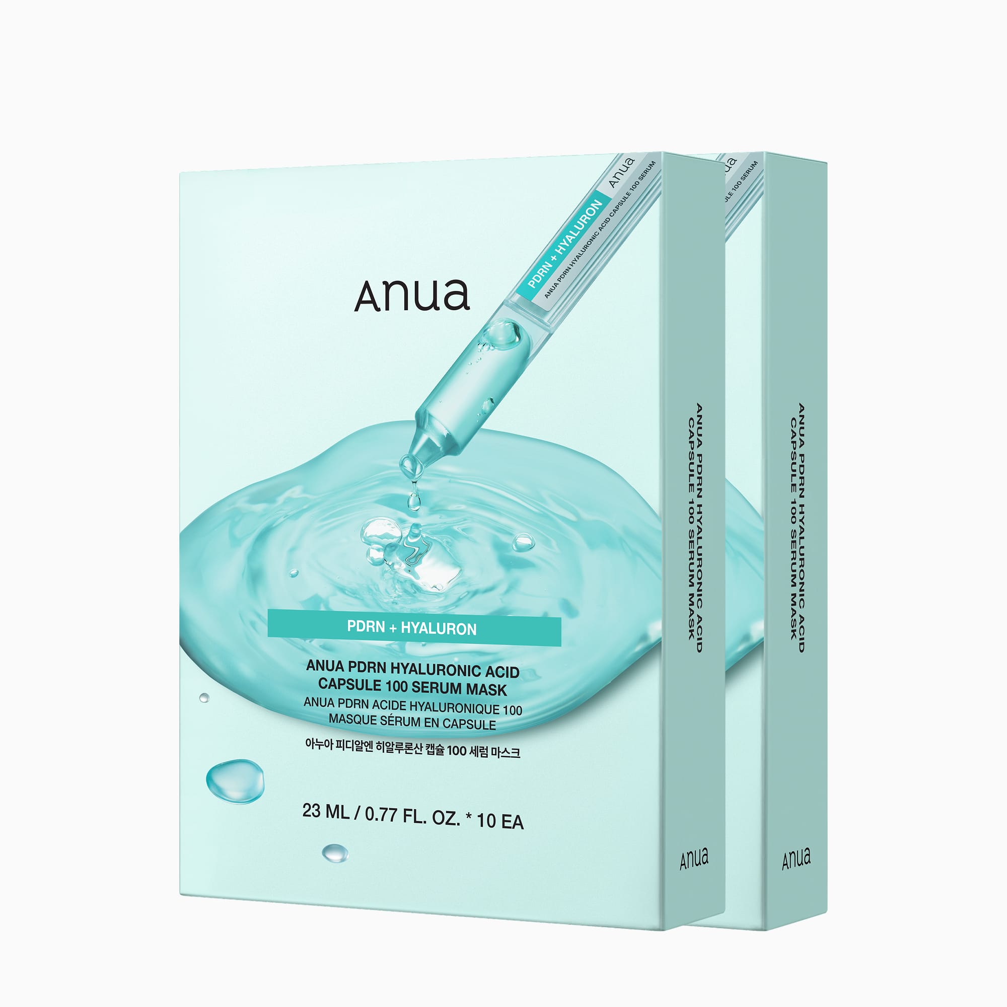ANUA PDRN HYALURONIC ACID CAPSULE 100 SERUM MASK 23ml (1PC)
