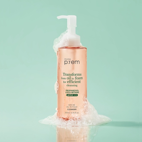 Safe me. Oil to foam cleanser_200ml