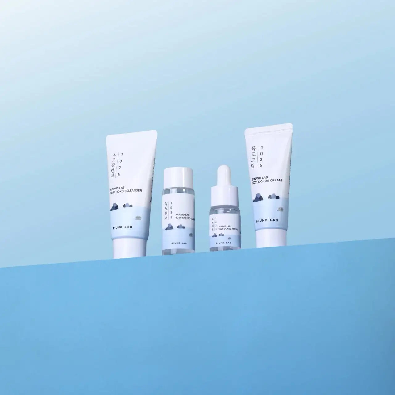 1025 DOKDO TRIAL KIT (Cleanser 30ml + Toner 20ml + Ampule 10ml + Cream 20ml)