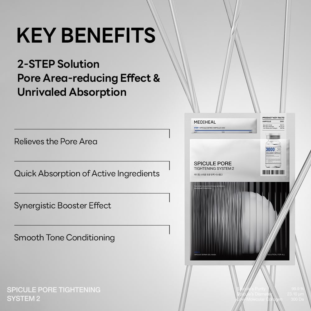 MEDIHEAL Spicule Pore Firming System 2 (10 Sheets)