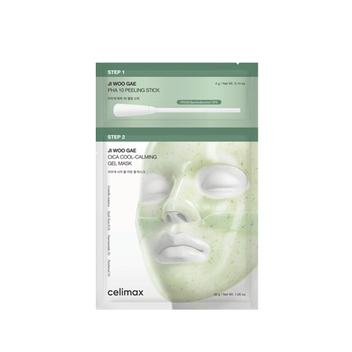 CELIMAX JI WOO GAE CICA PHA PEEL 2-STEP GEL MASK 1EA
