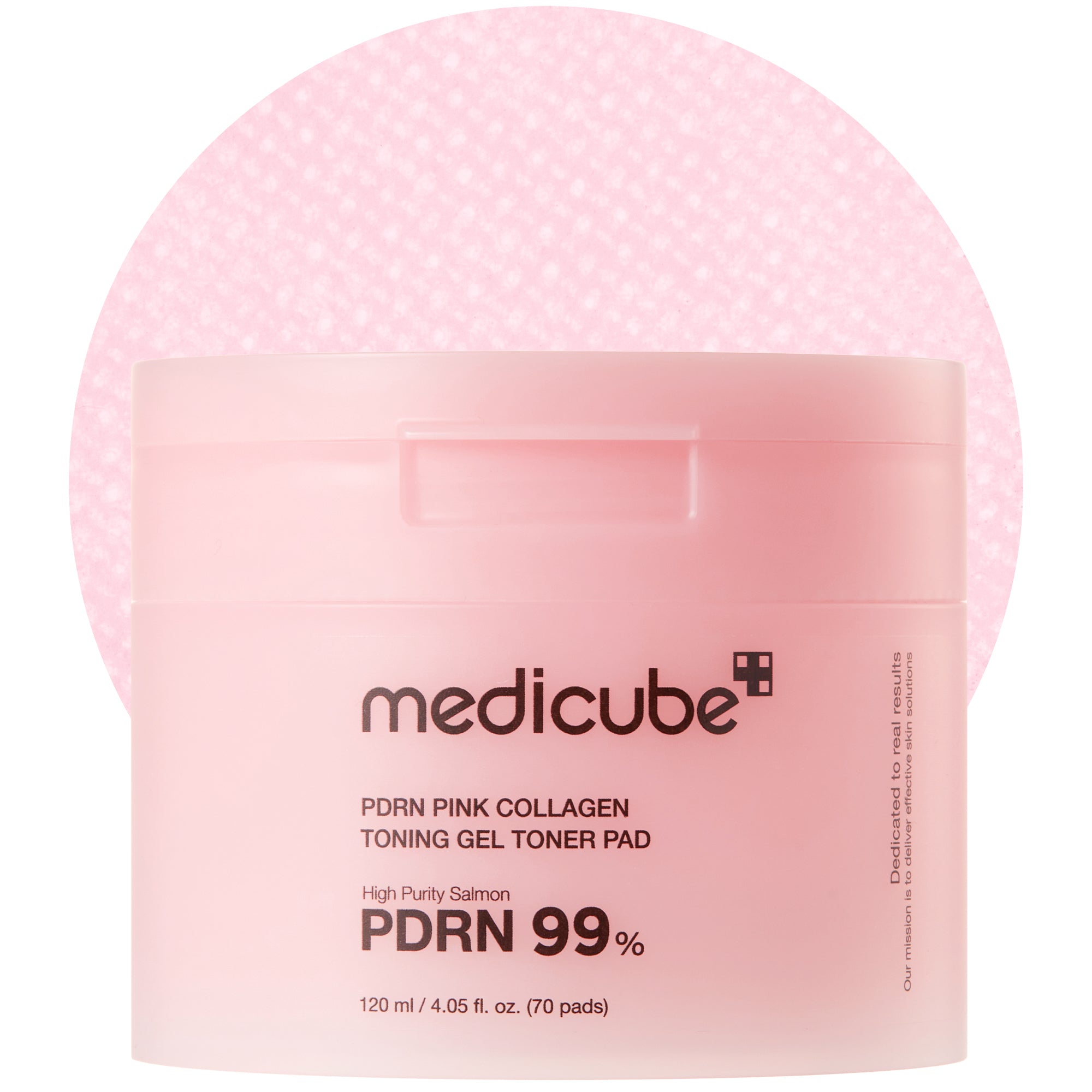 PDRN PINK COLLAGEN TONING GEL TONER PAD (120ml70 pcs)