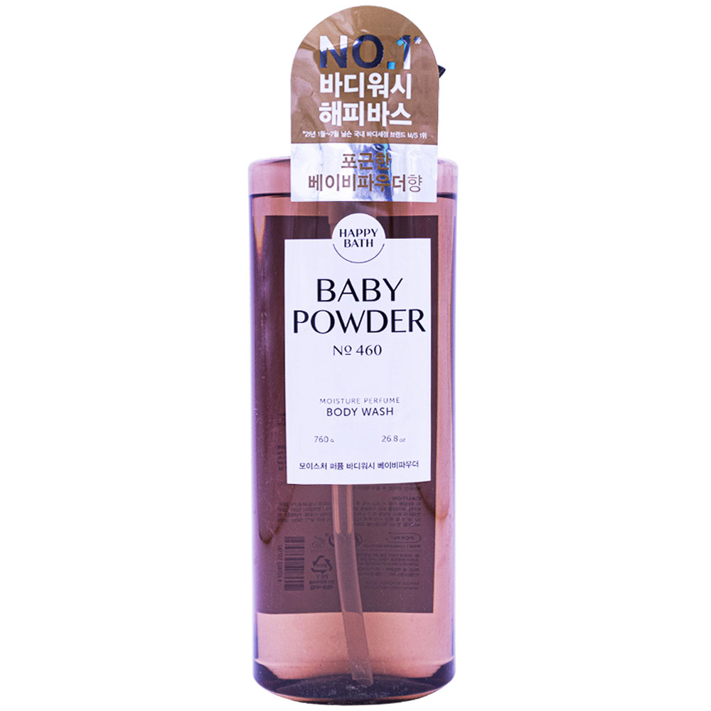Happybath Perfume Baby Powder Wash 760g